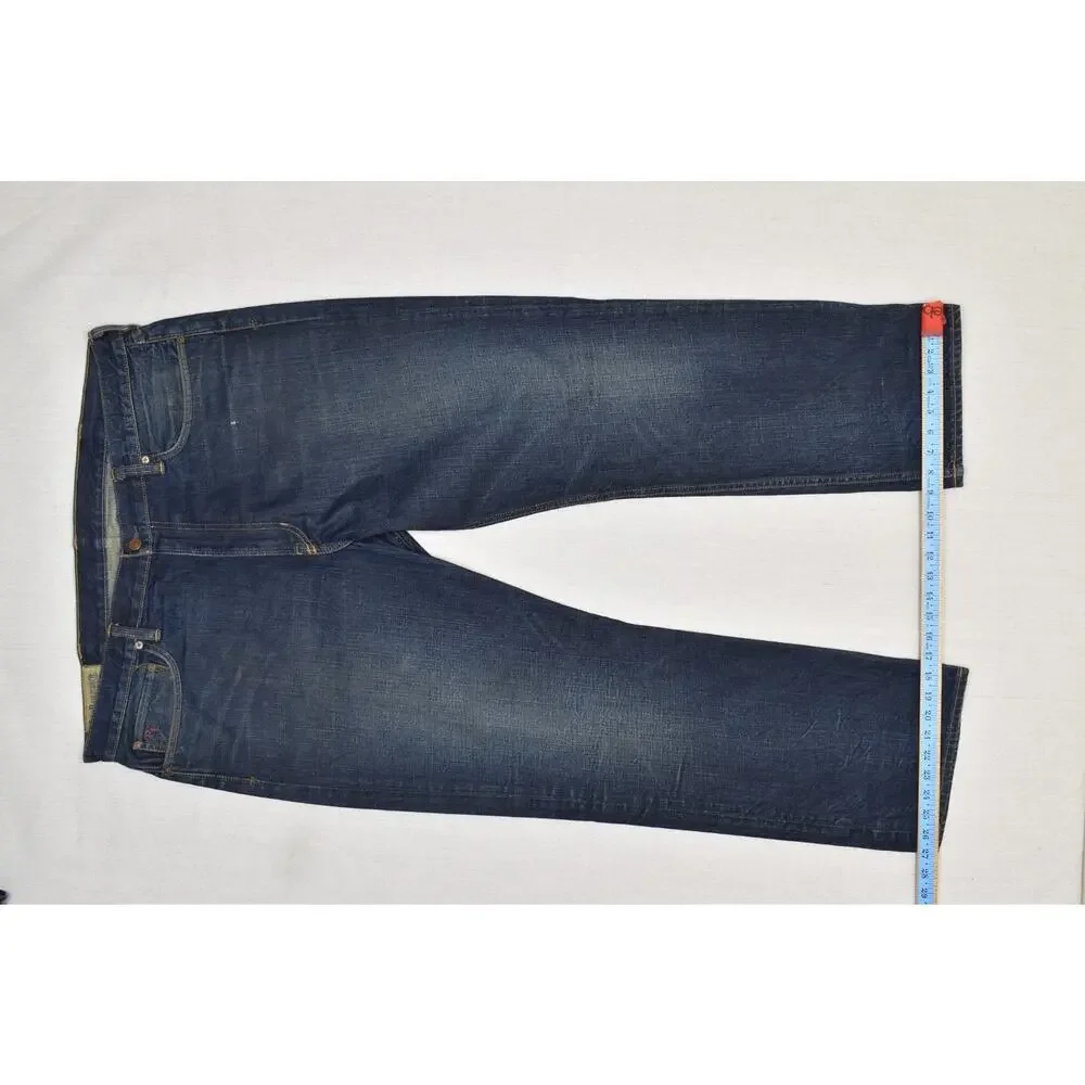Polo Ralph Lauren York Driggs Men's Jeans 40x30 Dark Wash Blue Denim Made in Mex